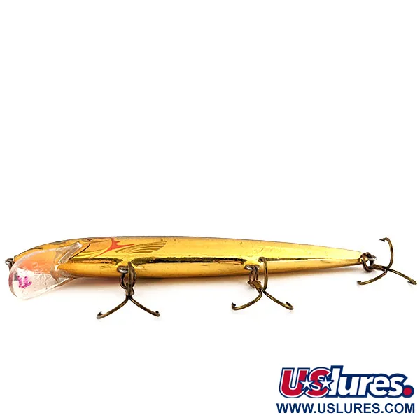 Rapala Husky Floating 13 Wobbler, Gold, 9g, Balsaholz, #12999
