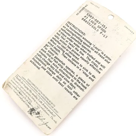 Luhr Jensen Loco 3 Blinker, Gold, 17g, Gehämmert, #13000