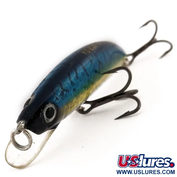 Yo-Zuri Emperor Minnow S08 Wobbler, Blau/Silber, 14g, sinkend, #13003