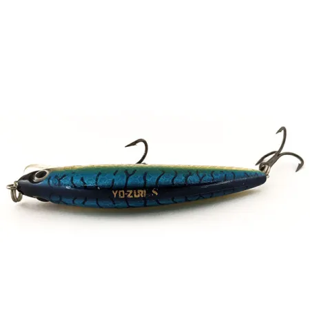 Yo-Zuri Emperor Minnow S08 Wobbler, Blau/Silber, 14g, sinkend, #13003