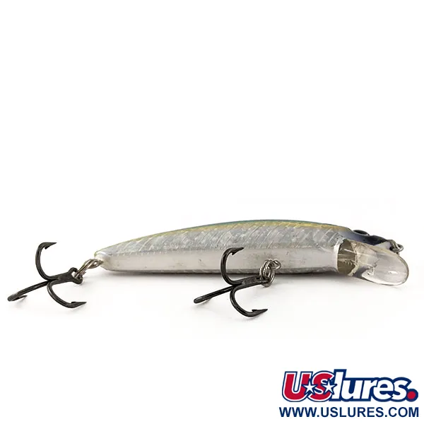 Yo-Zuri Emperor Minnow S08 Wobbler, Blau/Silber, 14g, sinkend, #13003