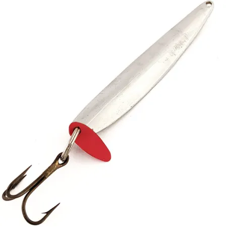 Bay de Noc Swedish Pimple #9 Pilker, Nickel, 40g, Mustad-Haken, #13034