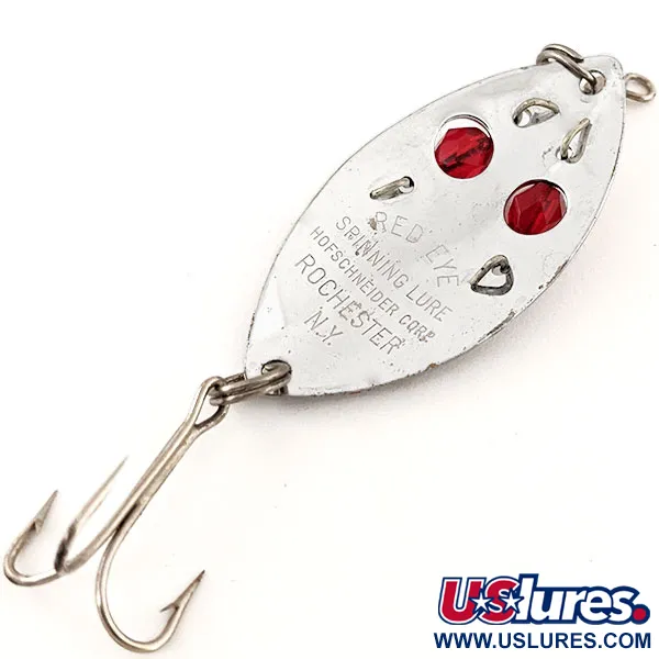 Hofschneider Red Eye Junior Blinker, Nickel/Rot, 11g, Glasaugen, #13036