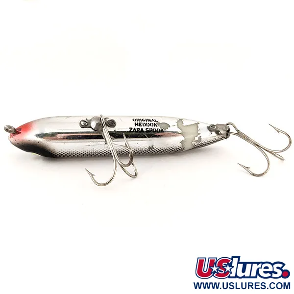 Heddon Zara Spook Oberflächenköder, Silber, 17g, Vintage, #13037