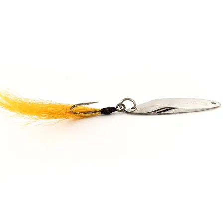 Acme Kastmaster Blinker, Nickel, 21g, Yellow Bucktail, #13039
