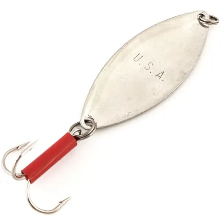 Mepps Spoon 3 Striper Killer Blinker, Nickel/Rot, 13g, #13043