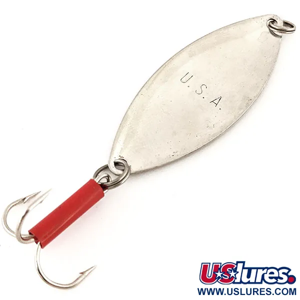 Mepps Spoon 3 Striper Killer Blinker, Nickel/Rot, 13g, #13043