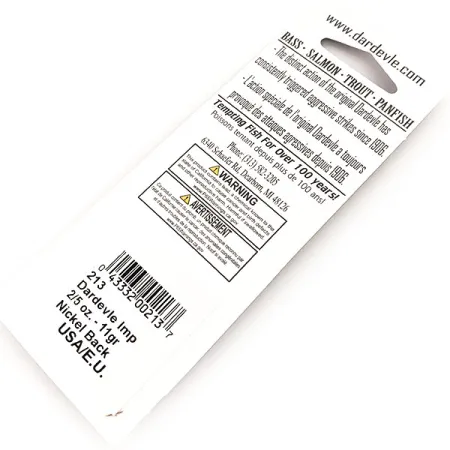 Eppinger Dardevle Imp Blinker, Frog, 11g, Nickel Back, #24484