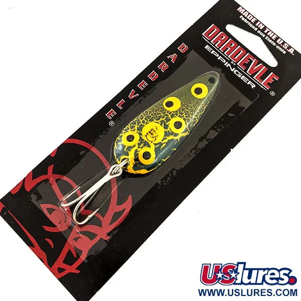 Eppinger Dardevle Imp Blinker, Frog, 11g, Nickel Back, #24484