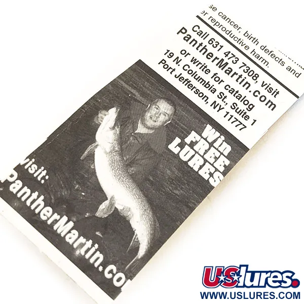 Panther Martin 2 Spinner, Silber, 2,5g, Gelb-Rote Punkte, #13062