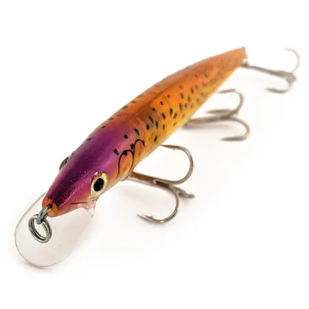 Rapala Husky Jerk HJ 14 Wobbler, Orange/Violett, 18g, Schwebend, #13074