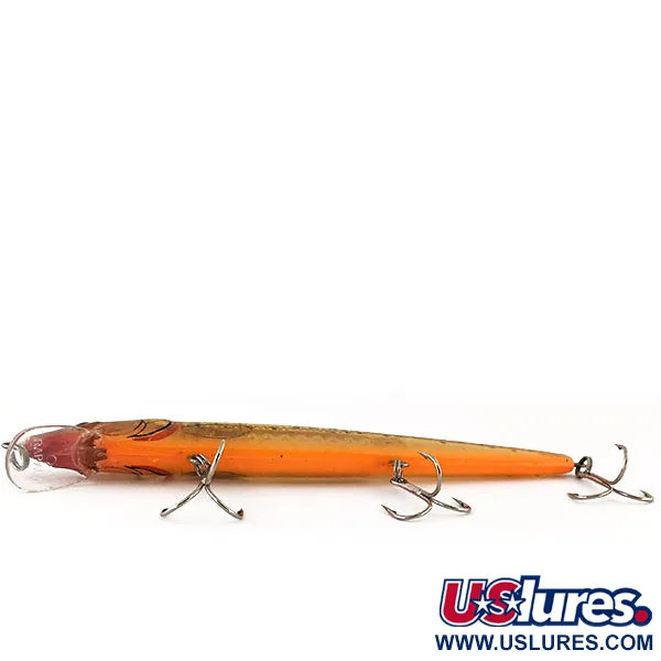 Rapala Husky Jerk HJ 14 Wobbler, Orange/Violett, 18g, Schwebend, #13074