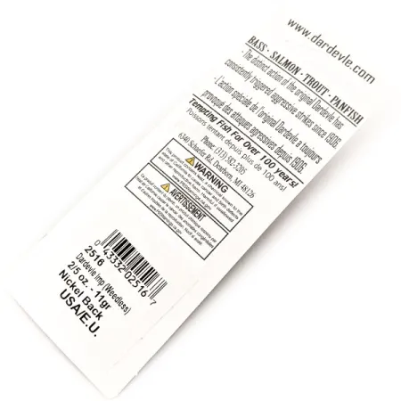 Eppinger Weedless Dardevle Imp Krautblinker, Rot/Weiß, 11g, #13087