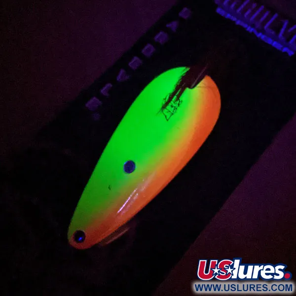 Eppinger Weedless Dardevle Imp UV Blinker, Gelb/Orange/Nickel, 11g, #13088