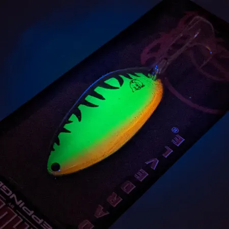 Eppinger Dardevle Devle Dog UV Blinker, Fire Tiger, 14g, UV, #13092