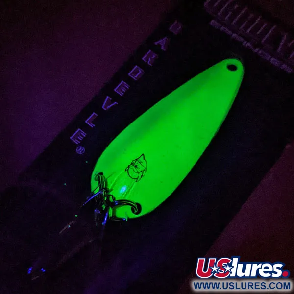 Dardevle Imp Klicker UV Blinker, Electric Lime, 11g, UV-aktiv, #24481