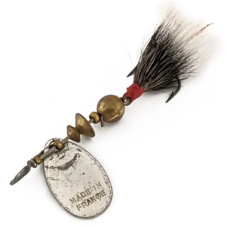 Mepps Aglia 0 Dressed Spinner, Silber, 2,5g, Eichhörnchenhaar, #13124