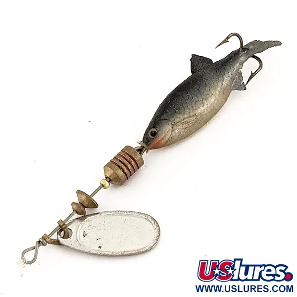 Mepps Comet Mino 1 Spinner, Silber, 4.6g, Gummifisch, #13127