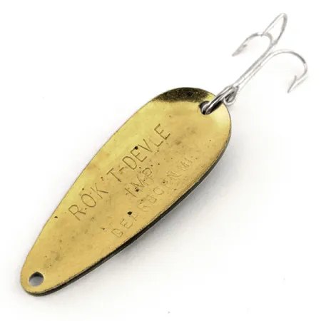 Dardevle Rok't Imp Blinker, Schwarz/Weiß/Messing, 21g, Vintage, #13136