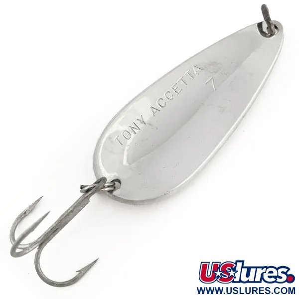 Tony Accetta 7 Blinker, Nickel, 21g, Weitwurf, #13146
