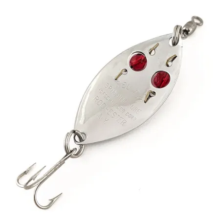 Hofschneider Red Eye Junior Blinker, Nickel/Rote Augen, 6.5g, #13148