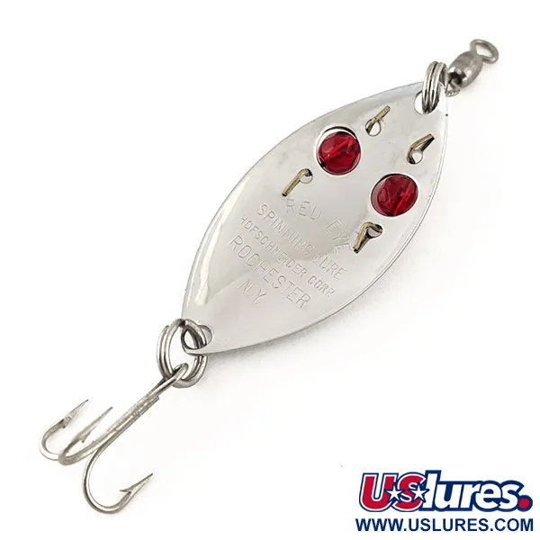 Hofschneider Red Eye Junior Blinker, Nickel/Rote Augen, 6.5g, #13148