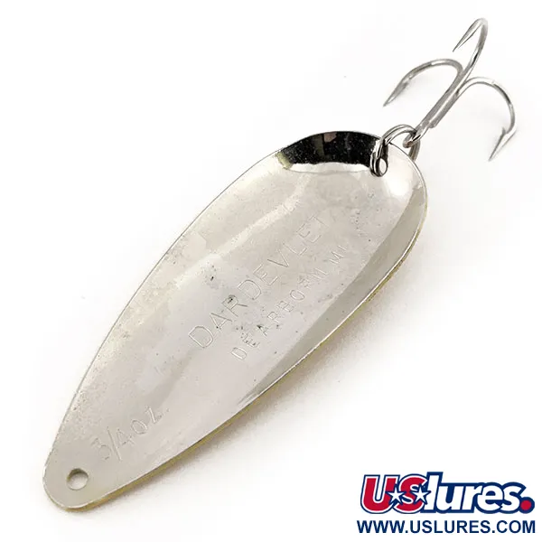 Eppinger Dardevle Dardevlet Blinker, Gelb/Rot/Nickel, 21g, #13166