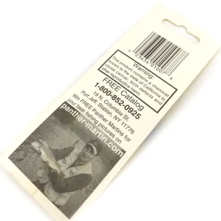 Panther Martin 2a Spinner, Gelb/Rot, 1,77g, Silberblatt, #13190