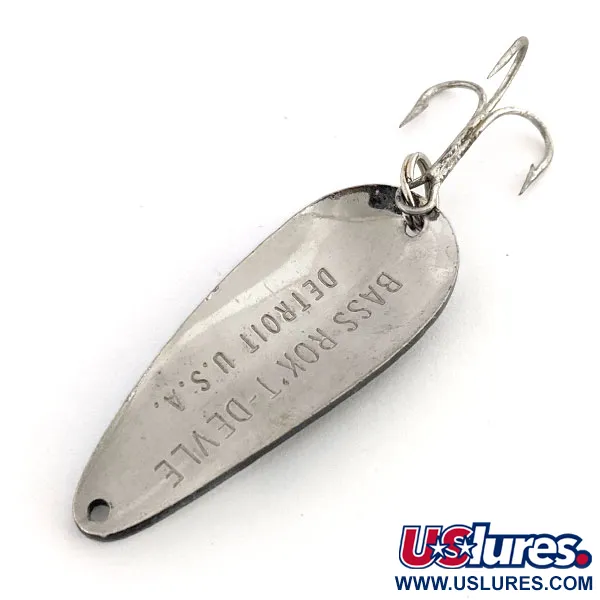 Eppinger Dardevle Bass Rok't Imp Blinker, Schwarz/Weiß/Nickel, 21g, #13197