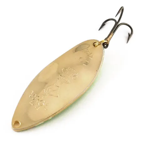 Little Cleo (Hula Girl) Blinker, Gold/Grün, 21g, Seneca-Logo, #13241