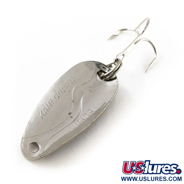 Acme Kamlooper Junior Blinker, Rot / Weiß, 7g, poliertes Nickel, #13254