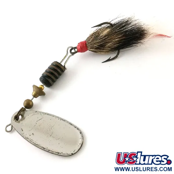 Mepps Comet 3 Dressed Spinner, Silber, 6,5g, Vintage 1960er, #13278