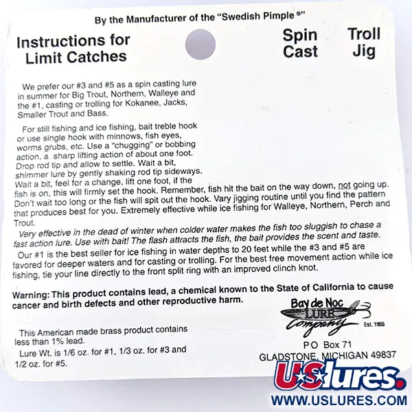 Bay de Noc Do-Jigger 3 UV