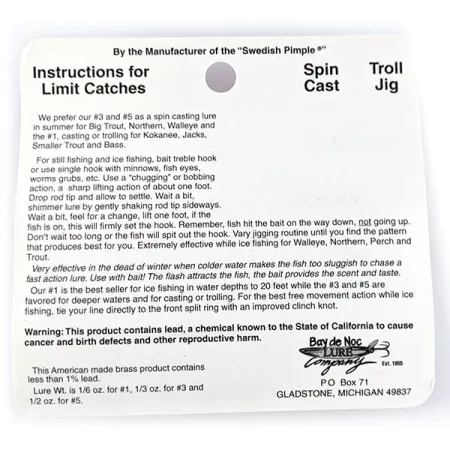 Bay de Noc Do-Jigger #3