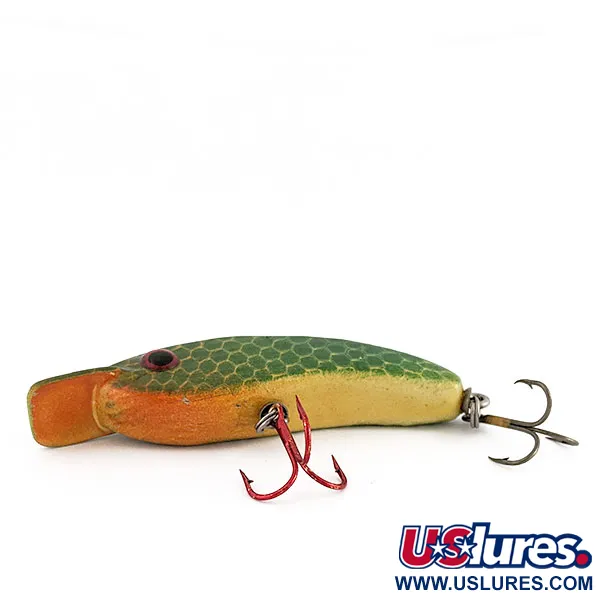 Handgefertigter Vintage Crankbait Holzköder