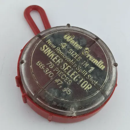 Water Gremlin Removable Split Shot Schrotblei-Sortiment BB 3/0 #7 #5