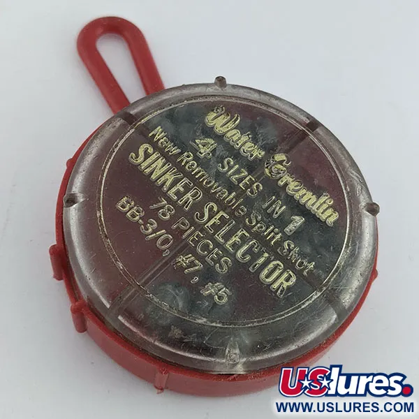 Water Gremlin Removable Split Shot Schrotblei-Sortiment BB 3/0 #7 #5