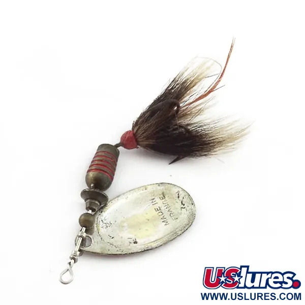 Mepps Aglia 3 mit Eichhörnchenschwanz (1960er Jahre)
