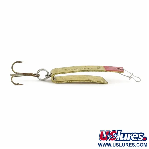 Luhr Jensen Super-Duper 503 Blinker, Gold Red, U-förmig, #24435