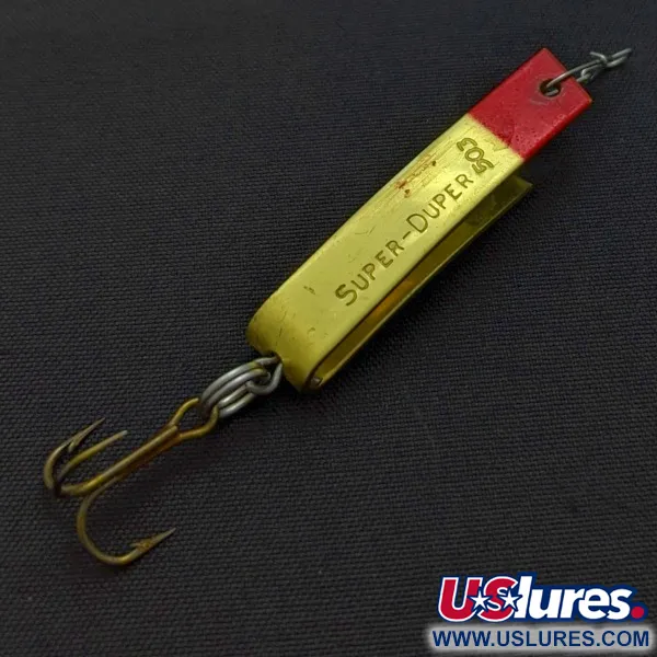 Luhr Jensen Super-Duper 503 Blinker, Gold Red, U-förmig, #24435