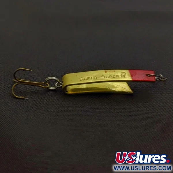 Luhr Jensen Super-Duper 503 Blinker, Gold Red, U-förmig, #24435