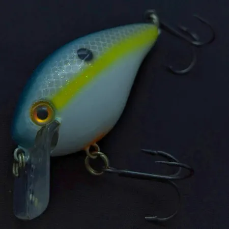 Strike King KVD 1.5 Silent Crankbait, Sexy Shad, 10.6 g, Silent, #24437