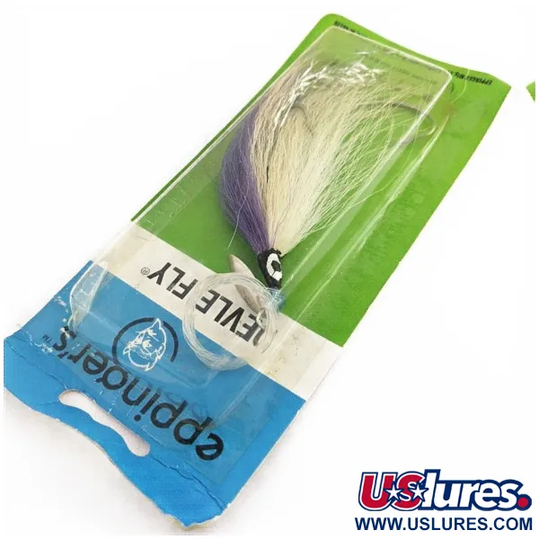 Eppinger Devle Fly Schleppsystem, Nickel Weiß Violett, #24438