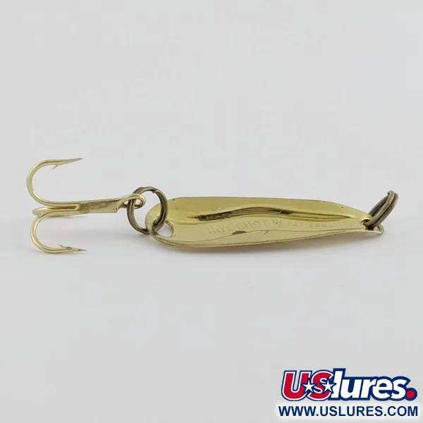 Luhr Jensen Hot Shot W Blinker, Gold, 1,3 g, Gestanztes Metall, #24540