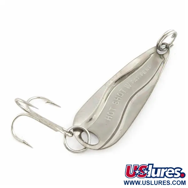 Luhr Jensen Hot Shot W Blinker, Nickel, 1.3g, Wellenprofil, #24441