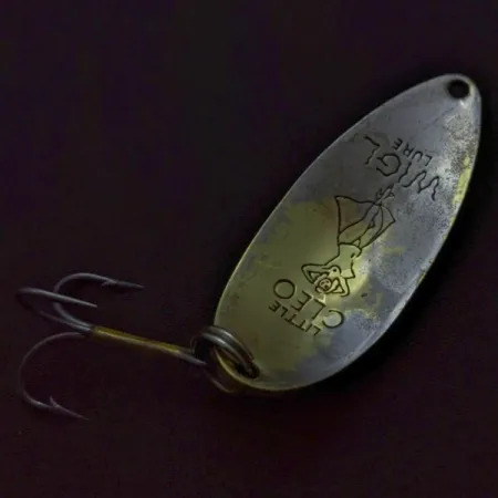 Seneca Little Cleo Blinker, Nickel/Messing, 14g, Hula Girl, #24443