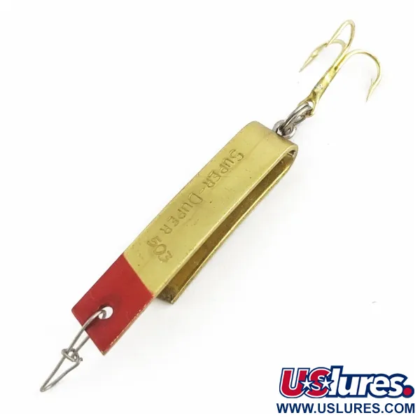 Luhr Jensen Super-Duper 503 Köder, Gold/Red, 4.3g, U-Form, #24454