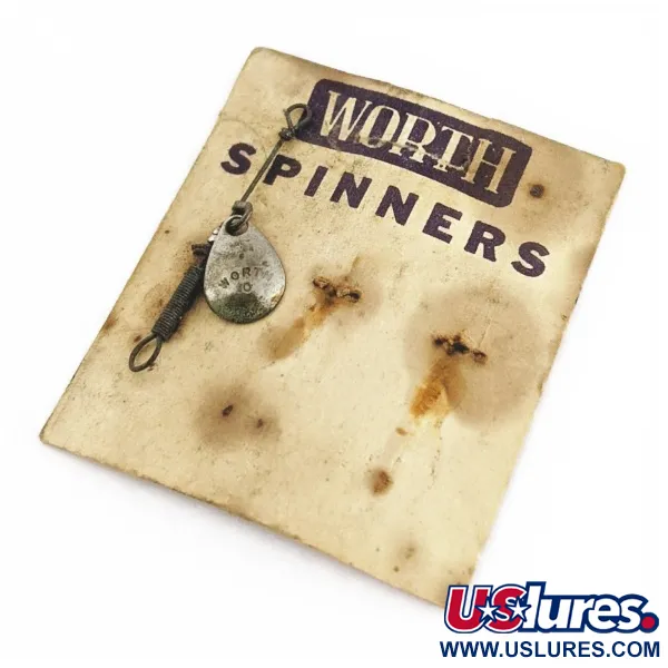 Worth Spinner #0 Spinner, Nickel, 0,5 g, Gestempeltes Blatt, #24488