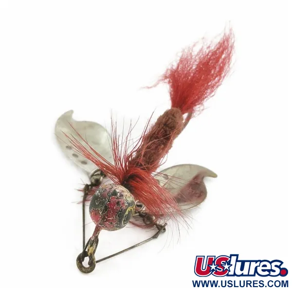 Jamison Shannon Twin Spinner, Nickel/Rot, 10 g, #24491