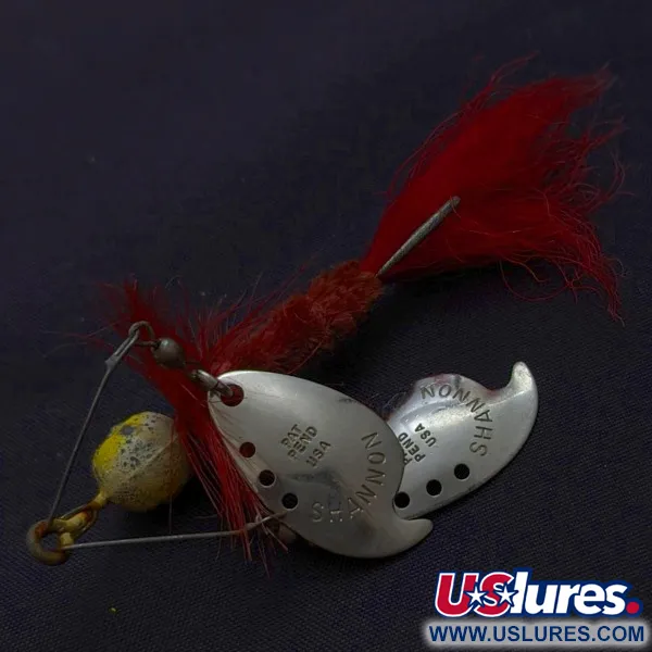 Jamison Shannon Twin Spinner, Nickel/Rot, 10 g, #24491